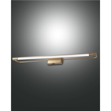 Fabas Luce Rapallo Wall Light LED brass, 1-light source