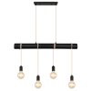 Globo MAGNUS Pendant Light black, 4-light sources