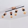 Harran Ceiling Light chrome, Ecru, black, 4-light sources