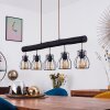 Gondo Pendant Light black, 5-light sources