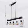 Gondo Pendant Light black, 5-light sources