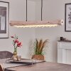 Rodeche Pendant Light LED clear, Ecru, 2-light sources