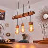 Canedo Pendant Light dark brown, black, 3-light sources