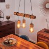 Canedo Pendant Light dark brown, black, 3-light sources