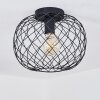 Nordslesvig Ceiling Light black, 1-light source