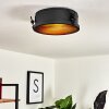 Nordslesvig Ceiling Light gold, black, 1-light source