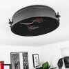 Lofthus Ceiling Light black, 2-light sources