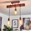 Barbengo Pendant Light rust-coloured, black, 3-light sources