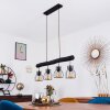 Gondo Pendant Light black, 4-light sources