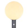Globo OSSY pedestal light anthracite, 1-light source, Motion sensor