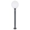 Globo OSSY path light anthracite, 1-light source, Motion sensor