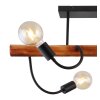 Globo JULIANE Ceiling Light Dark wood, black, 4-light sources