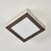 Finsrud Ceiling Light LED matt nickel, 1-light source