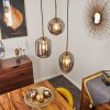 Verbania Pendant Light brass, 3-light sources