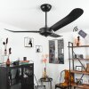 Virrik ceiling fan black, Remote control