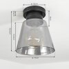 Angelshaug Ceiling Light black, 1-light source