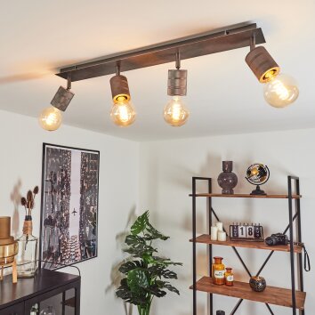 Tyldom Ceiling Light grey, silver, 4-light sources