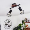 Borio Ceiling Light brown, black, 2-light sources