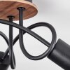 Borio Ceiling Light brown, black, 3-light sources