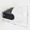 Kalfhaga Outdoor Wall Light black, 1-light source
