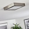 Fnsrud Ceiling Light LED matt nickel, 1-light source