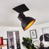 Hora Ceiling Light black, 1-light source