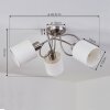 Antillo Ceiling Light matt nickel, 3-light sources