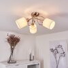 Antillo Ceiling Light matt nickel, 3-light sources