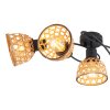 Globo WENNA Ceiling Light black, 5-light sources
