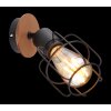 Globo WILLA Wall Light Dark wood, black, 1-light source