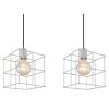 Globo MERRIL Pendant Light galvanized, 3-light sources