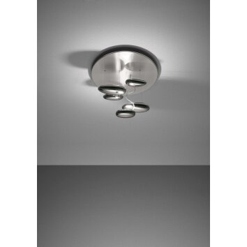 Artemide Mercury Mini Ceiling Light LED chrome, 1-light source