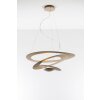 Artemide Pirce Pendant Light LED gold, 1-light source
