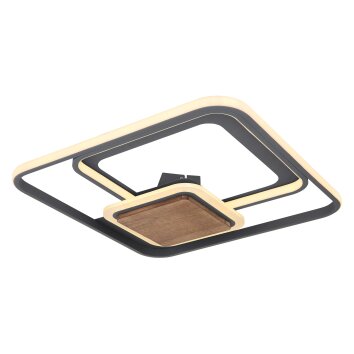 Globo NIRRA Ceiling Light LED black, 1-light source