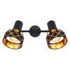 Globo BLANCA Ceiling Light black, 2-light sources