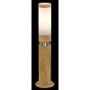 Globo JAICY path light brown, Wood like finish, 2-light sources