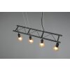 Reality Ladder Pendant Light black, 4-light sources