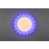 Reality Sunflower Ceiling Light LED white, 2-light sources, Remote control, Colour changer
