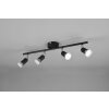 Reality Paris Ceiling Light black, 4-light sources