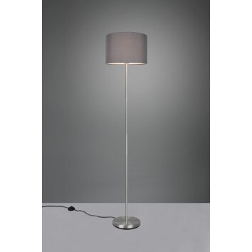 Trio Hotel Floor Lamp matt nickel, 1-light source