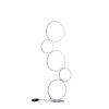 Trio Rondo Floor Lamp LED silver, 1-light source