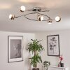 STRAUMNES Ceiling Light LED chrome, 5-light sources