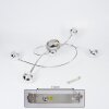 STRAUMNES Ceiling Light LED chrome, 5-light sources