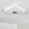 Lovisa Ceiling Light LED chrome, white, 1-light source, Remote control, Colour changer