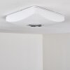 Lovisa Ceiling Light LED chrome, white, 1-light source, Remote control, Colour changer