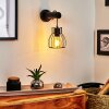 GONDO Wall Light black, 1-light source