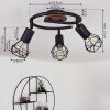 BARIPADA Ceiling Light brown, black, 3-light sources