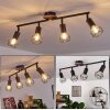 BARIPADA Ceiling Light brown, black, 4-light sources