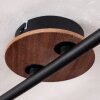 BARIPADA Ceiling Light brown, black, 6-light sources