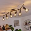 BARIPADA Ceiling Light brown, black, 6-light sources